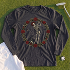 Rose Skeleton Crest Long Sleeve Tee