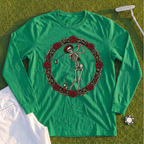 Rose Skeleton Crest Long Sleeve Tee