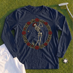 Rose Skeleton Crest Long Sleeve Tee