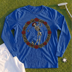 Rose Skeleton Crest Long Sleeve Tee