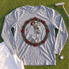Rose Skeleton Crest Long Sleeve Tee
