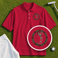 Rose Skeleton Crest Performance Polo