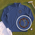 Rose Skeleton Crest Quarter Zip