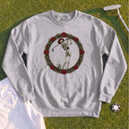 Rose Skeleton Crest Sweatshirt
