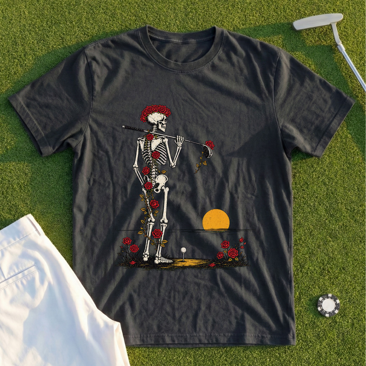 Rose Skeleton Dawn Patrol Tee