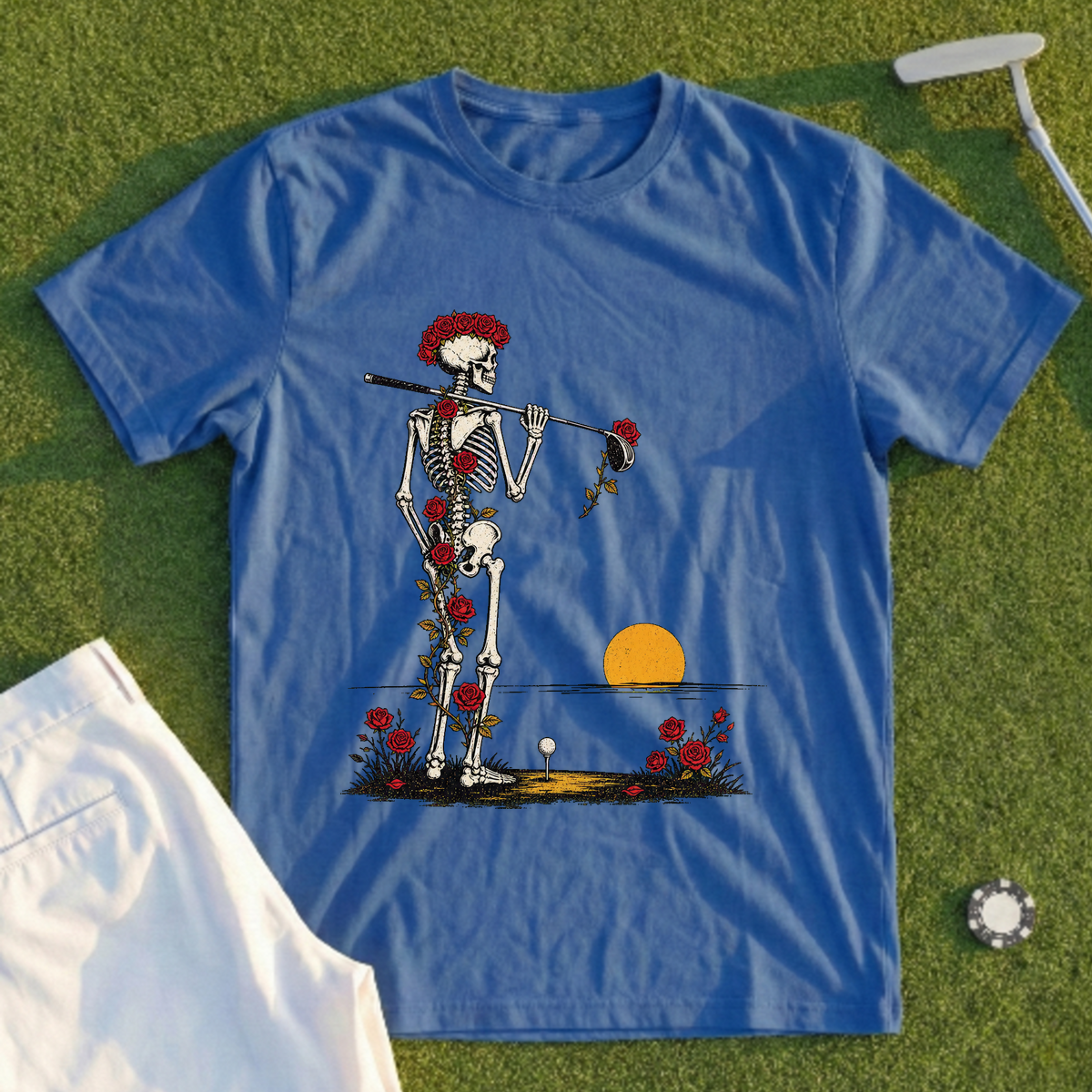 Rose Skeleton Dawn Patrol Tee