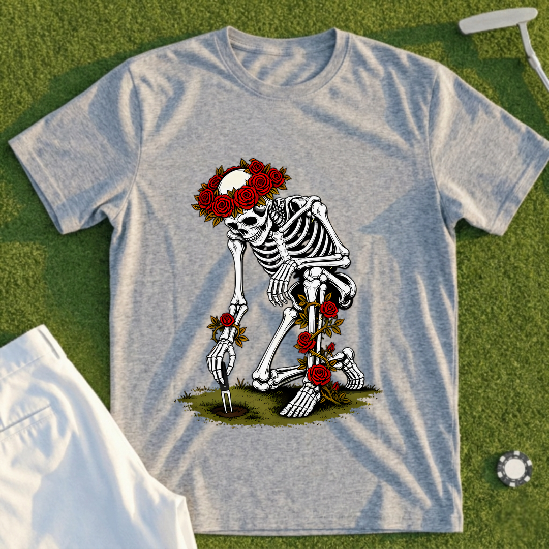 Rose Skeleton Divot Repair Tee