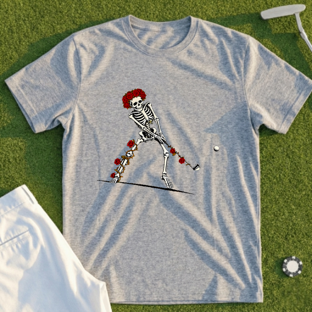 Rose Skeleton Downhill Lie Recovery Tee