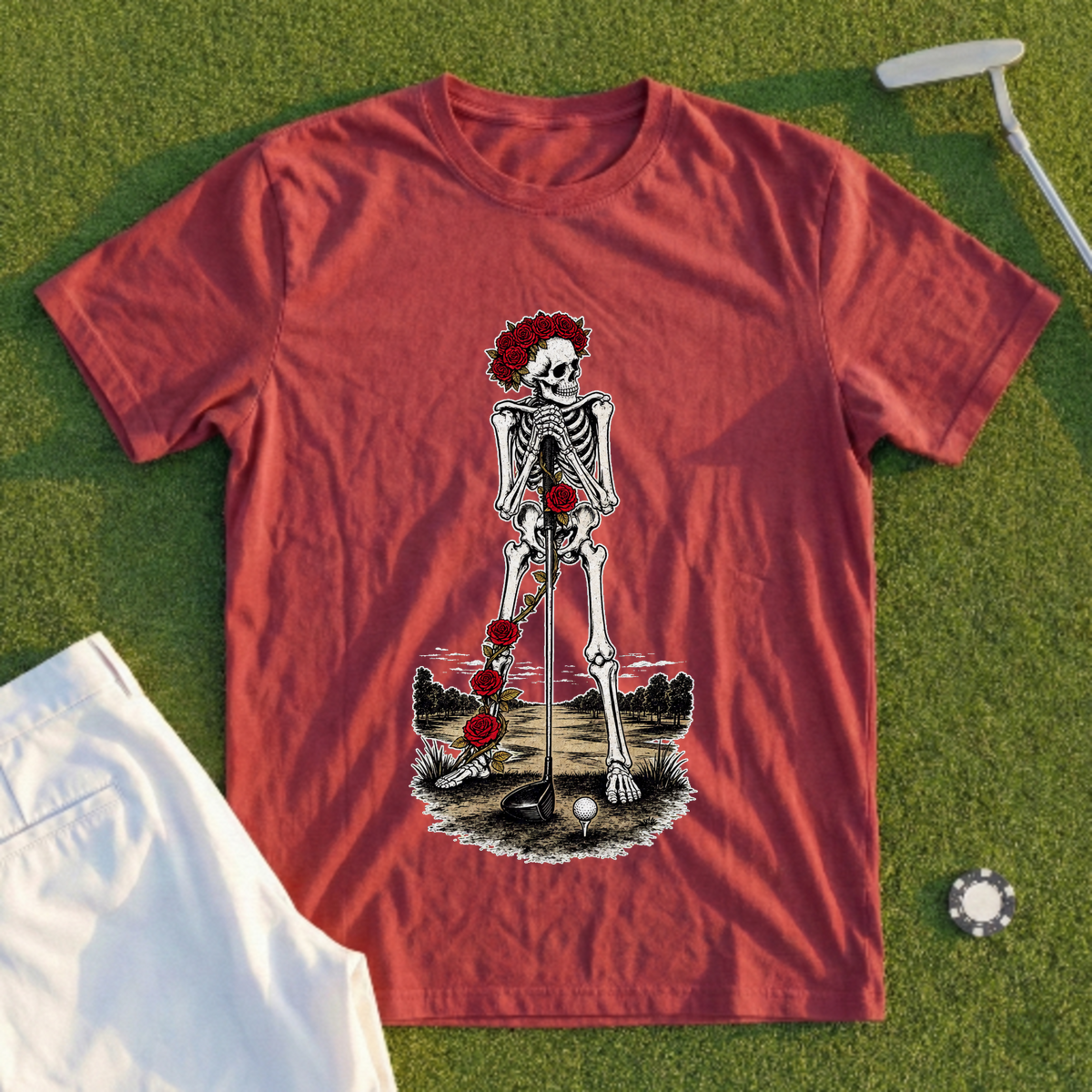 Rose Skeleton First Tee Nerves Tee