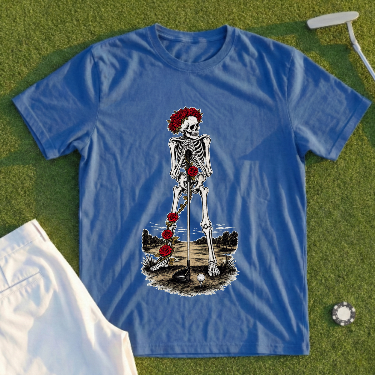 Rose Skeleton First Tee Nerves Tee