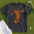 Rose Skeleton Flame Tee