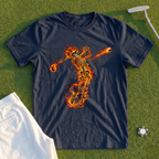 Rose Skeleton Flame Tee