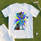 Rose Skeleton Follow Through Graffiti Tee