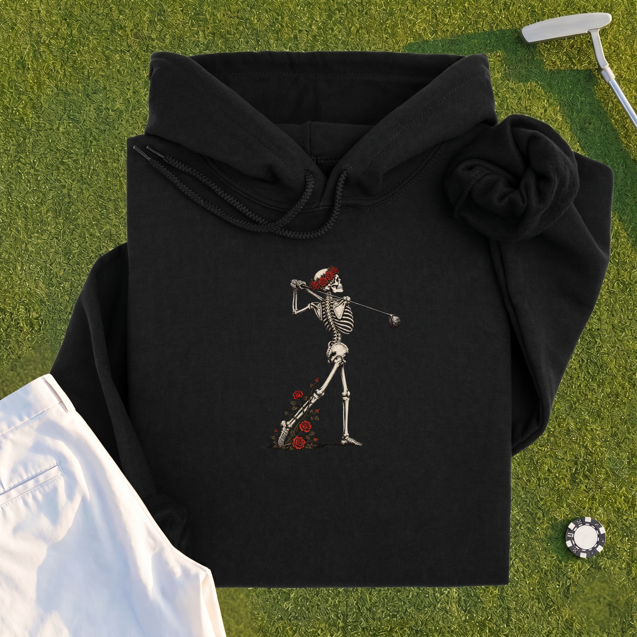 Rose Skeleton Follow Through Hoodie