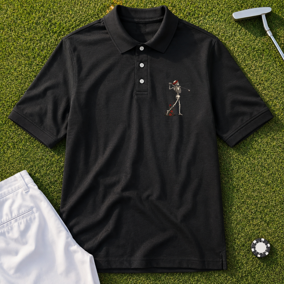 Rose Skeleton Follow Through Polo
