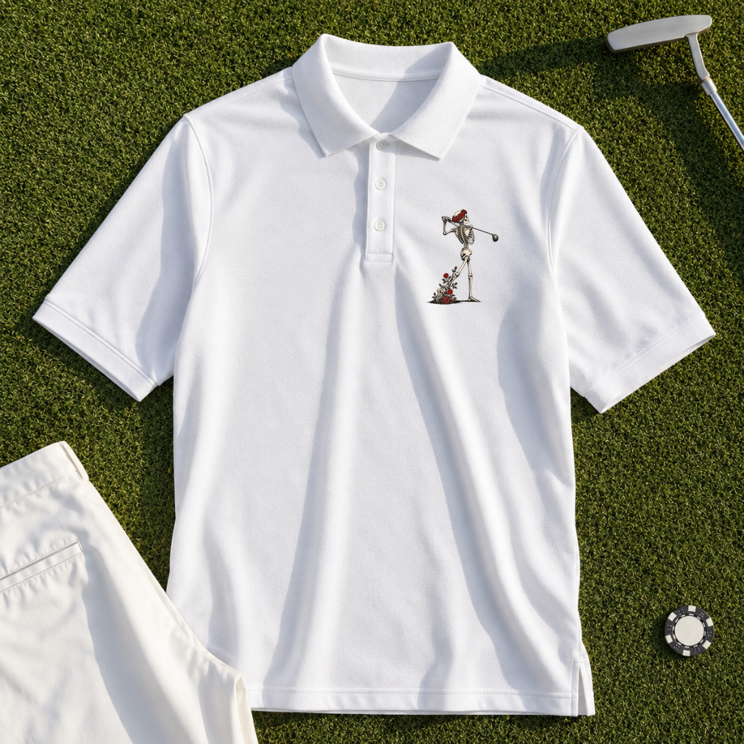 Rose Skeleton Follow Through Polo