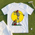Rose Skeleton Follow Through Pop Art Tee