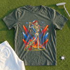 Rose Skeleton Follow Through Rock Tour Tee