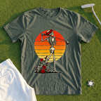 Rose Skeleton Follow Through Sunset Tee