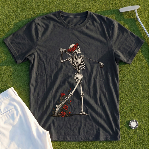 Rose Skeleton Follow Through Tee