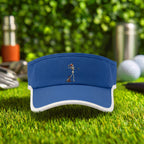 Rose Skeleton Follow Through Visor in Royal