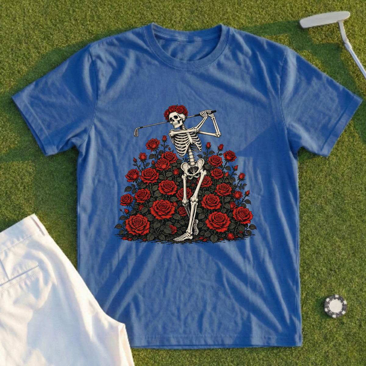 Rose Skeleton Garden Tee