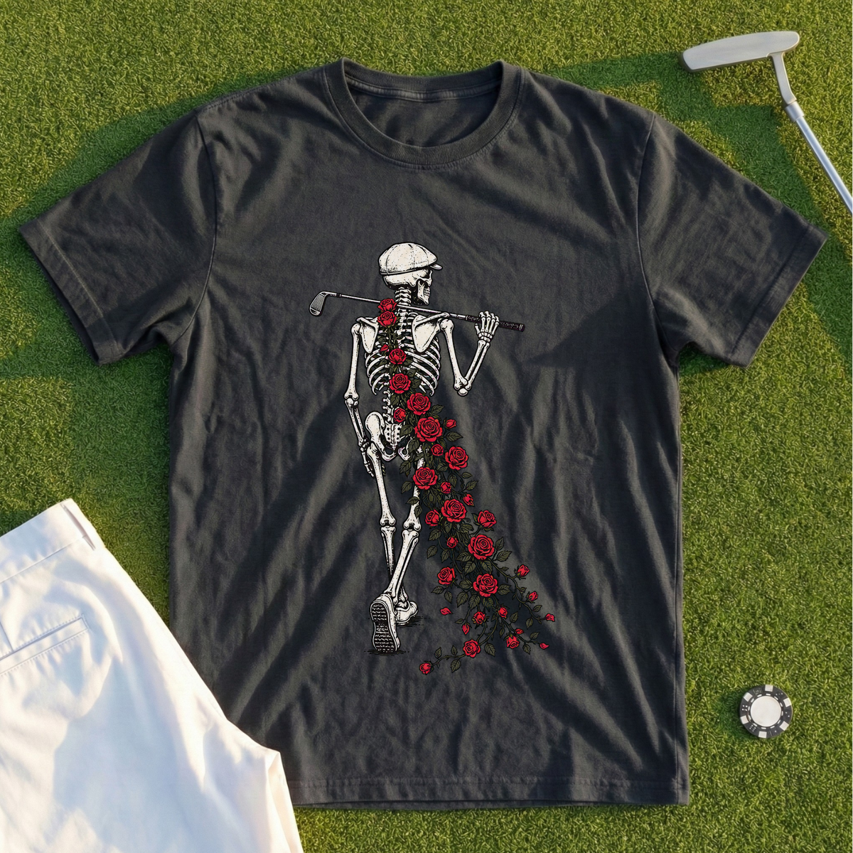 Rose Skeleton Garden Walk Tee