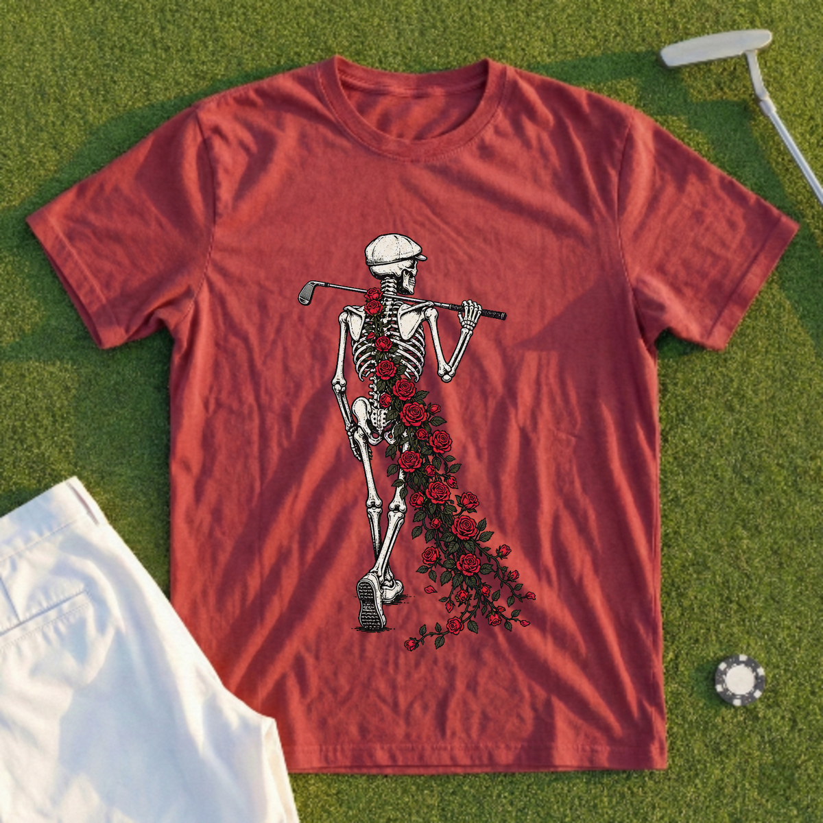 Rose Skeleton Garden Walk Tee