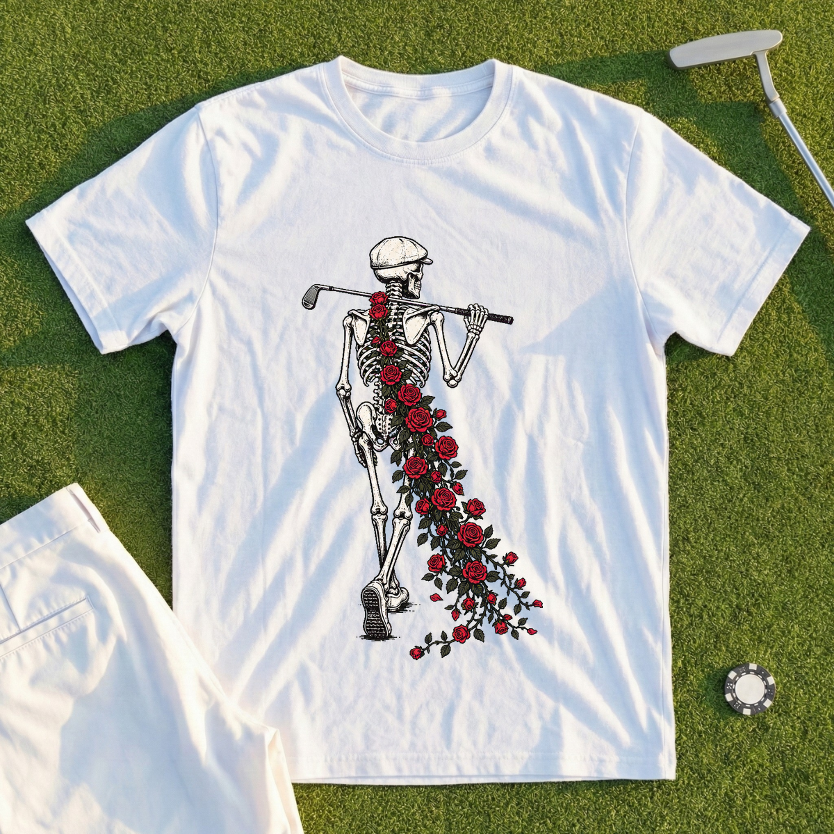 Rose Skeleton Garden Walk Tee