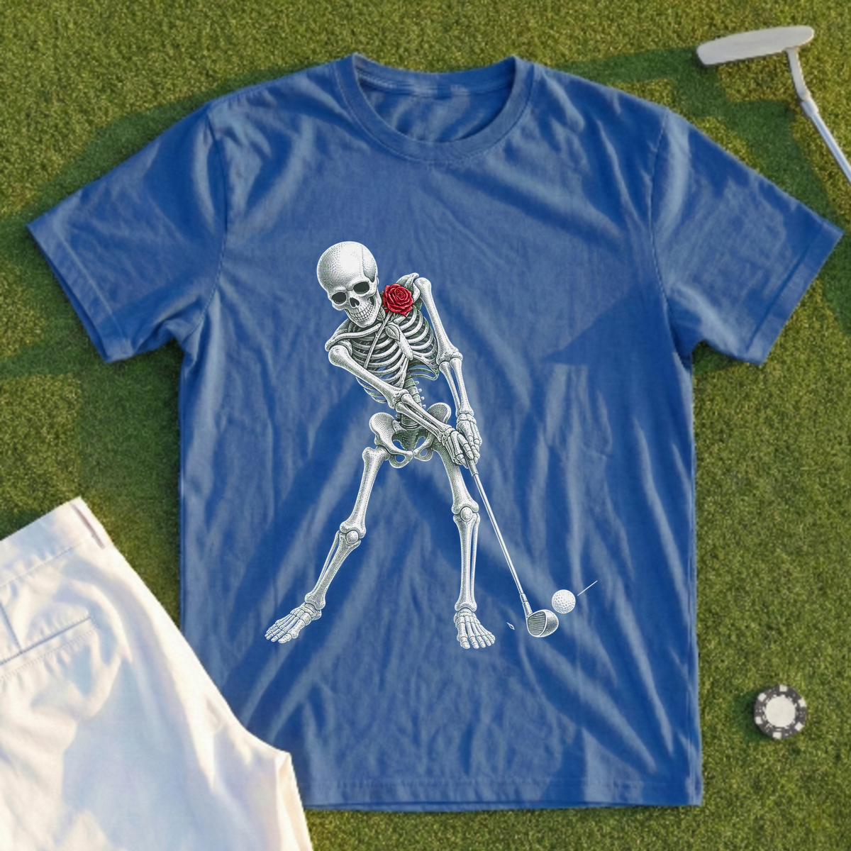 Rose Skeleton Gothic Tee
