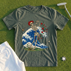 Rose Skeleton Great Wave Tee