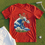 Rose Skeleton Great Wave Tee