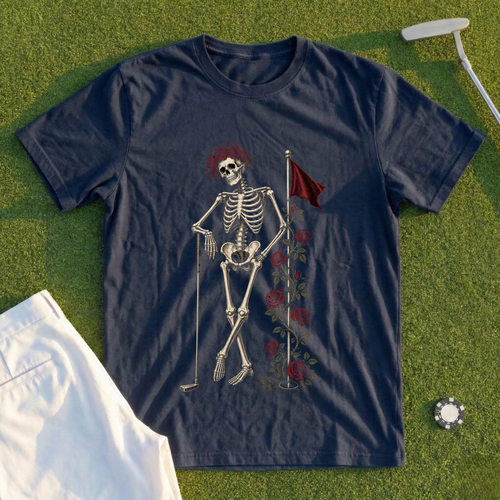 Rose Skeleton Leaning Tee