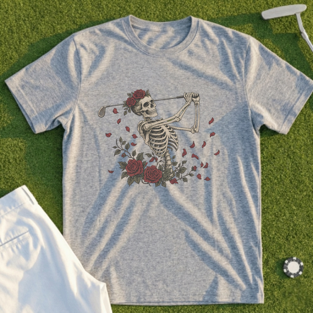Rose Skeleton Long Drive Tee
