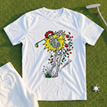 Rose Skeleton Pop Art Tee