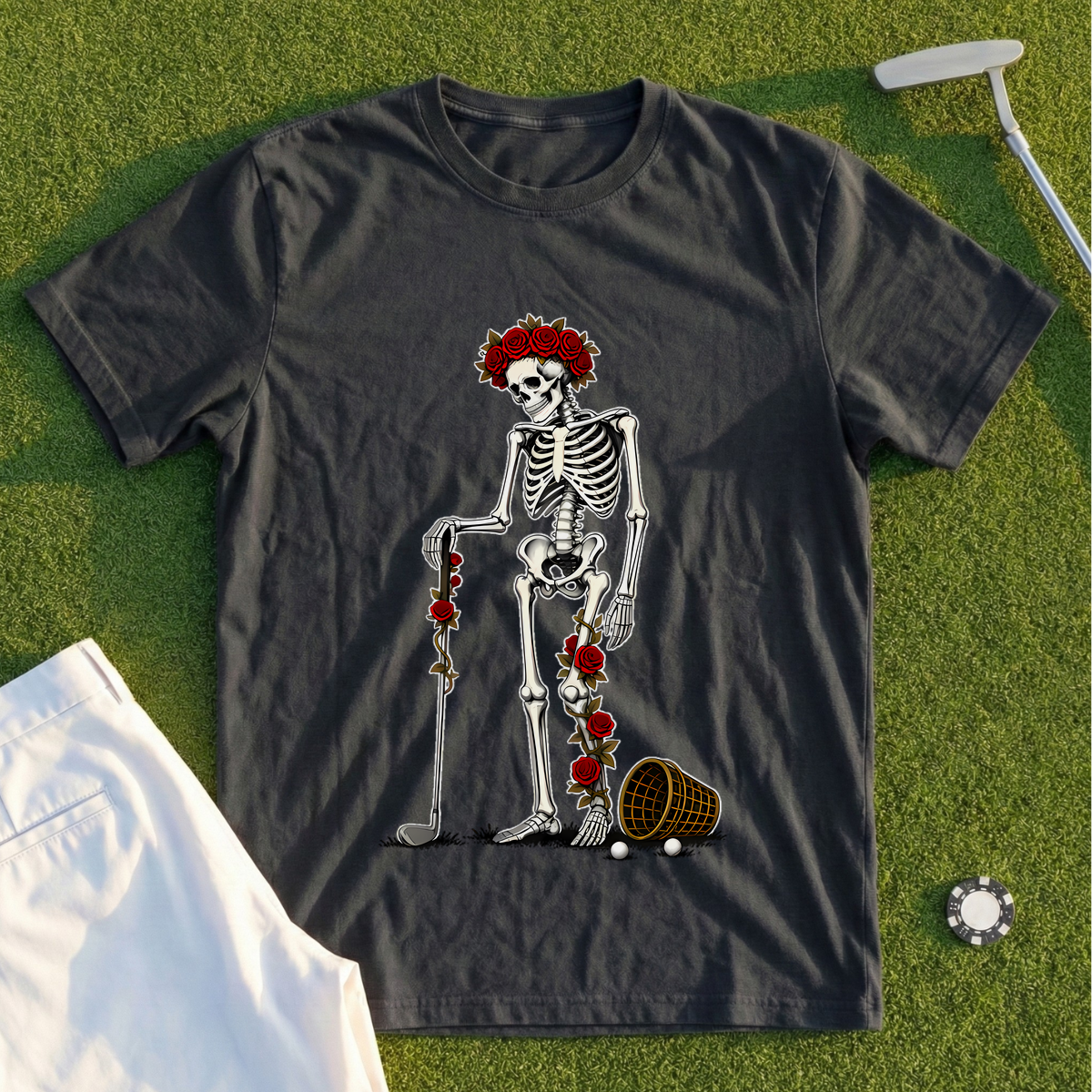 Rose Skeleton Range Session Wind-Down Tee