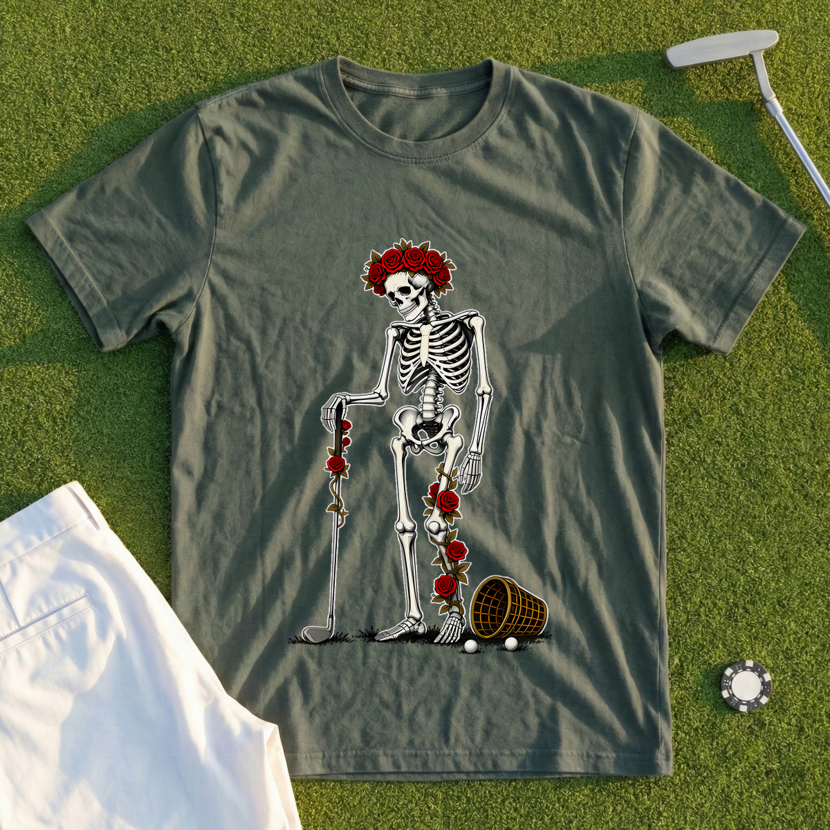 Rose Skeleton Range Session Wind-Down Tee