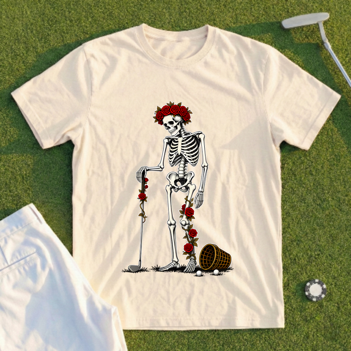 Rose Skeleton Range Session Wind-Down Tee