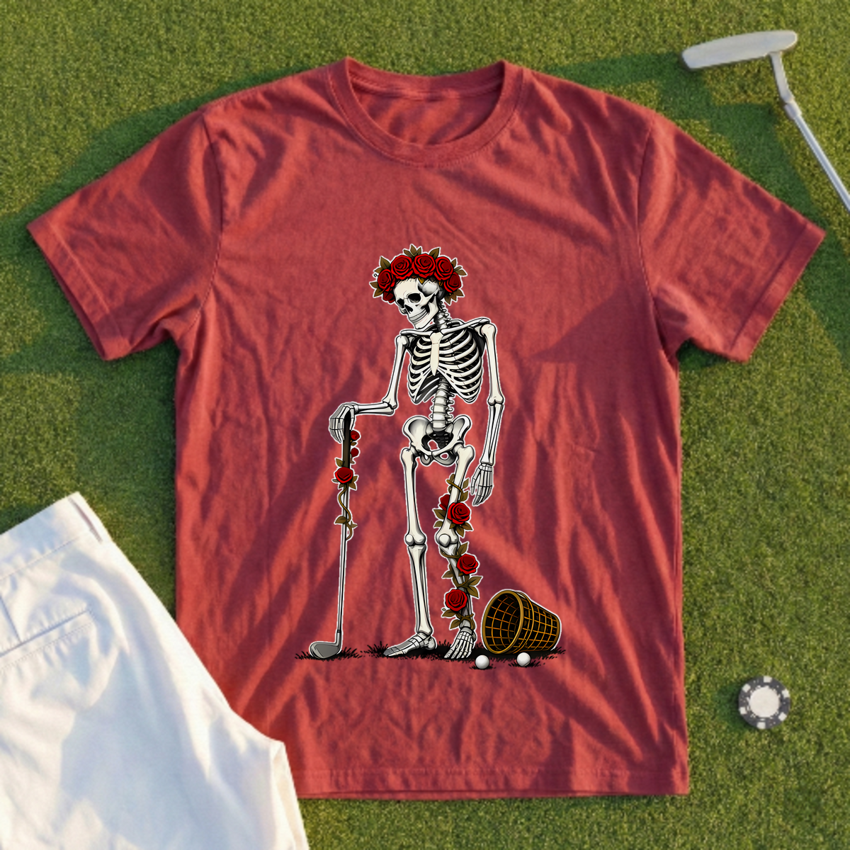 Rose Skeleton Range Session Wind-Down Tee
