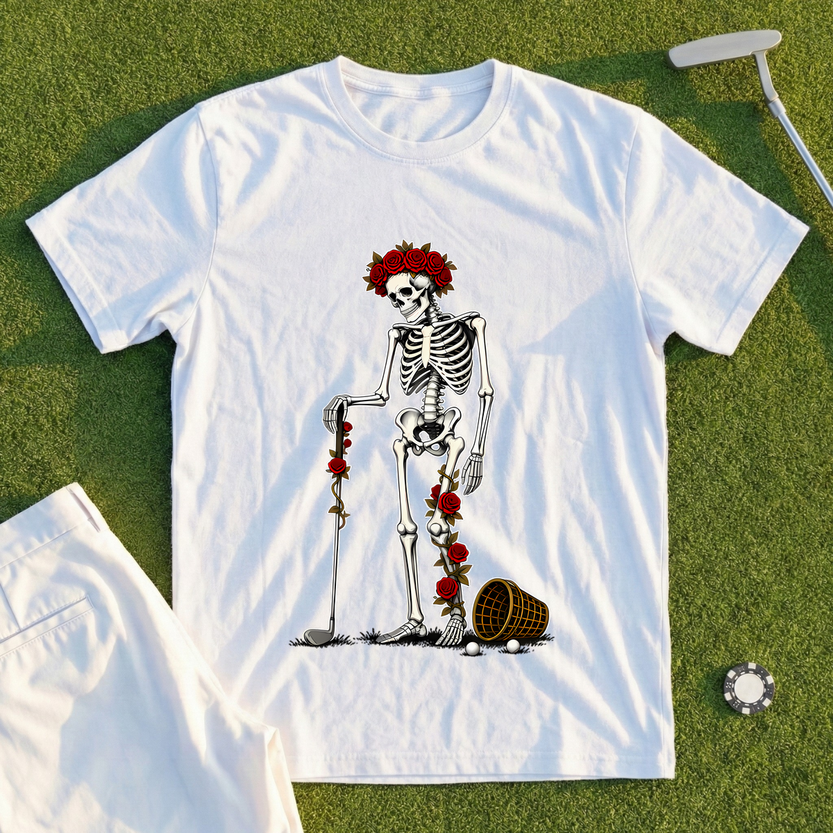 Rose Skeleton Range Session Wind-Down Tee