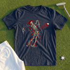 Rose Skeleton Red Splatter Tee