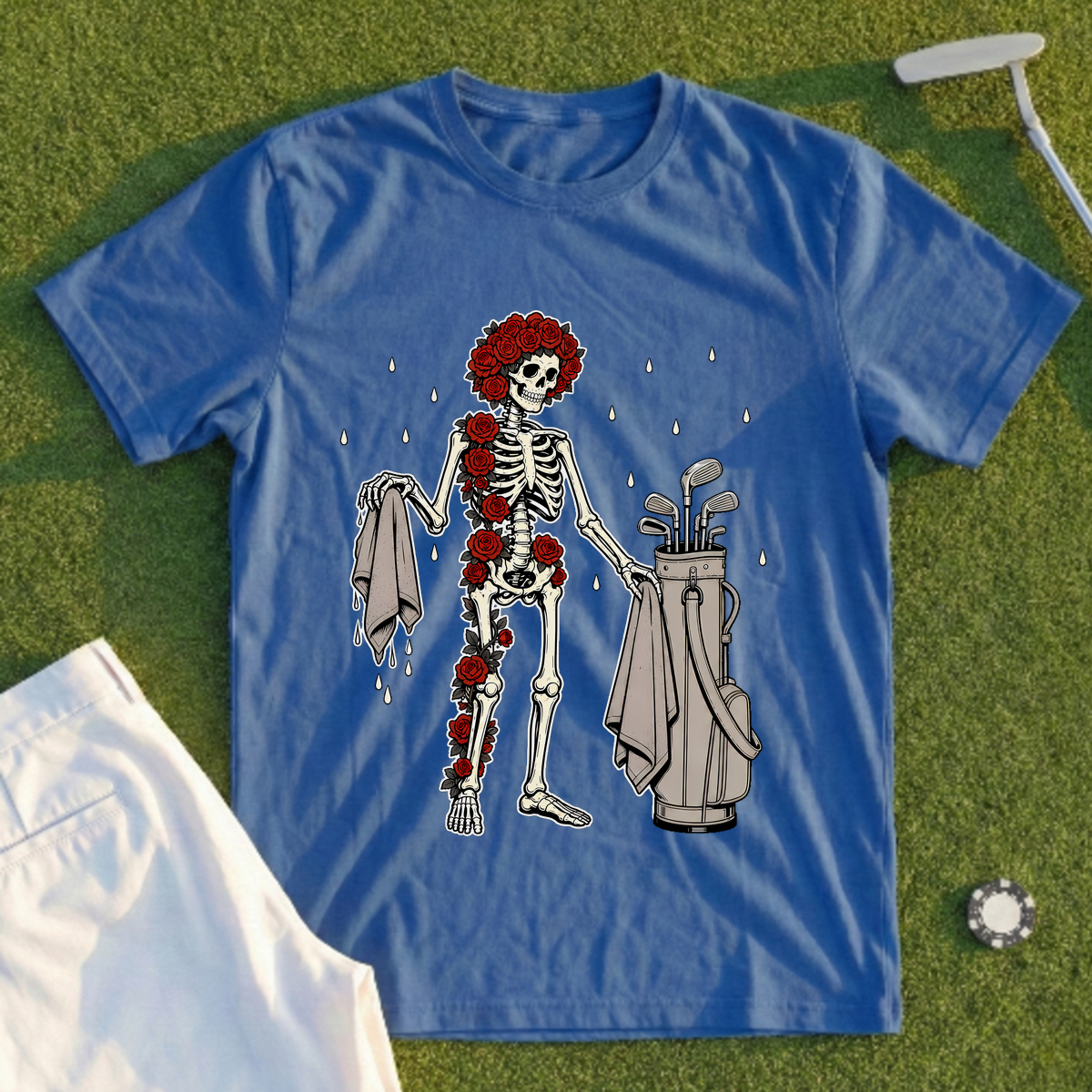 Rose Skeleton's Wet-Weather Grip Towel Swap Tee