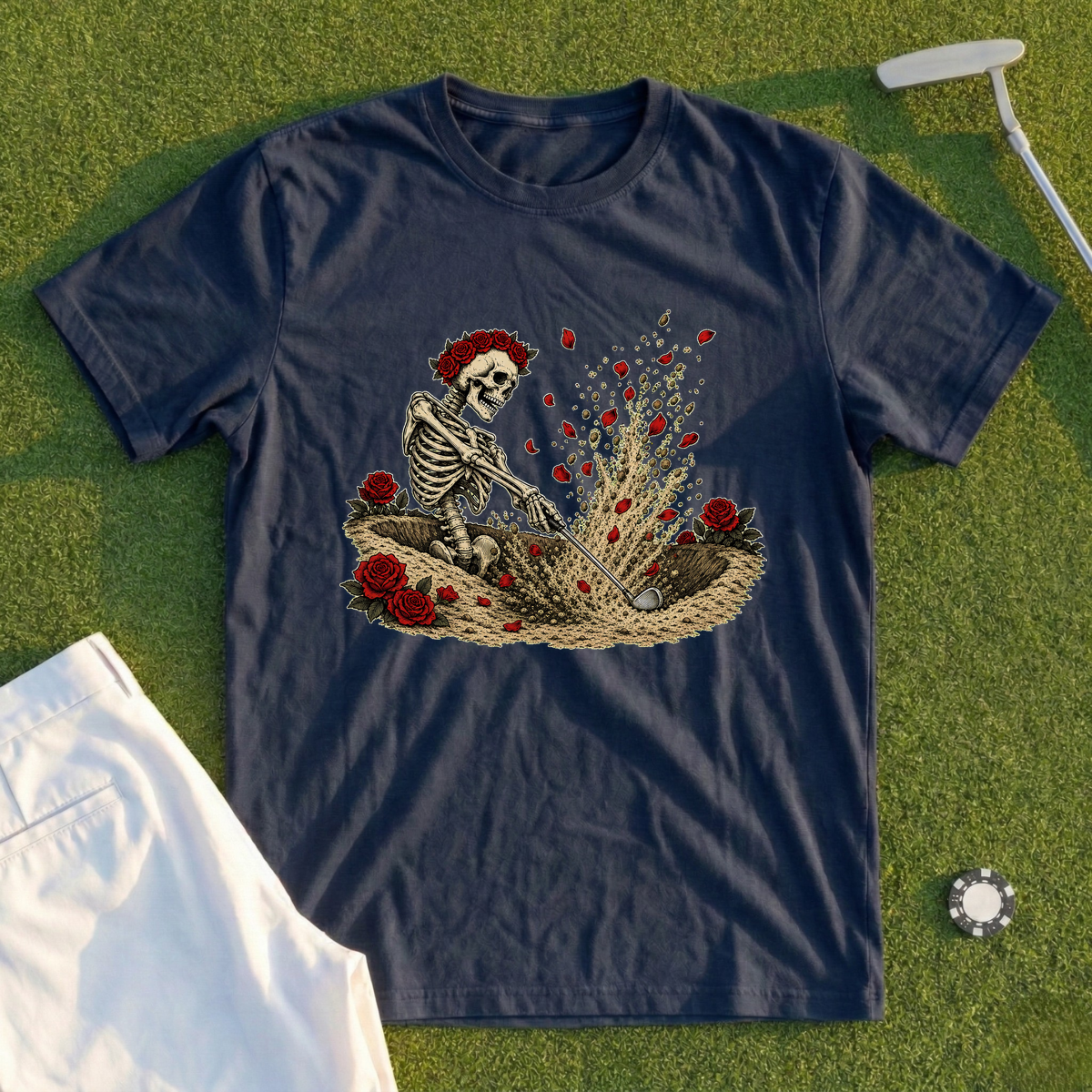 Rose Skeleton Sand Save Tee