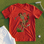 Rose Skeleton Stained Glass Tee