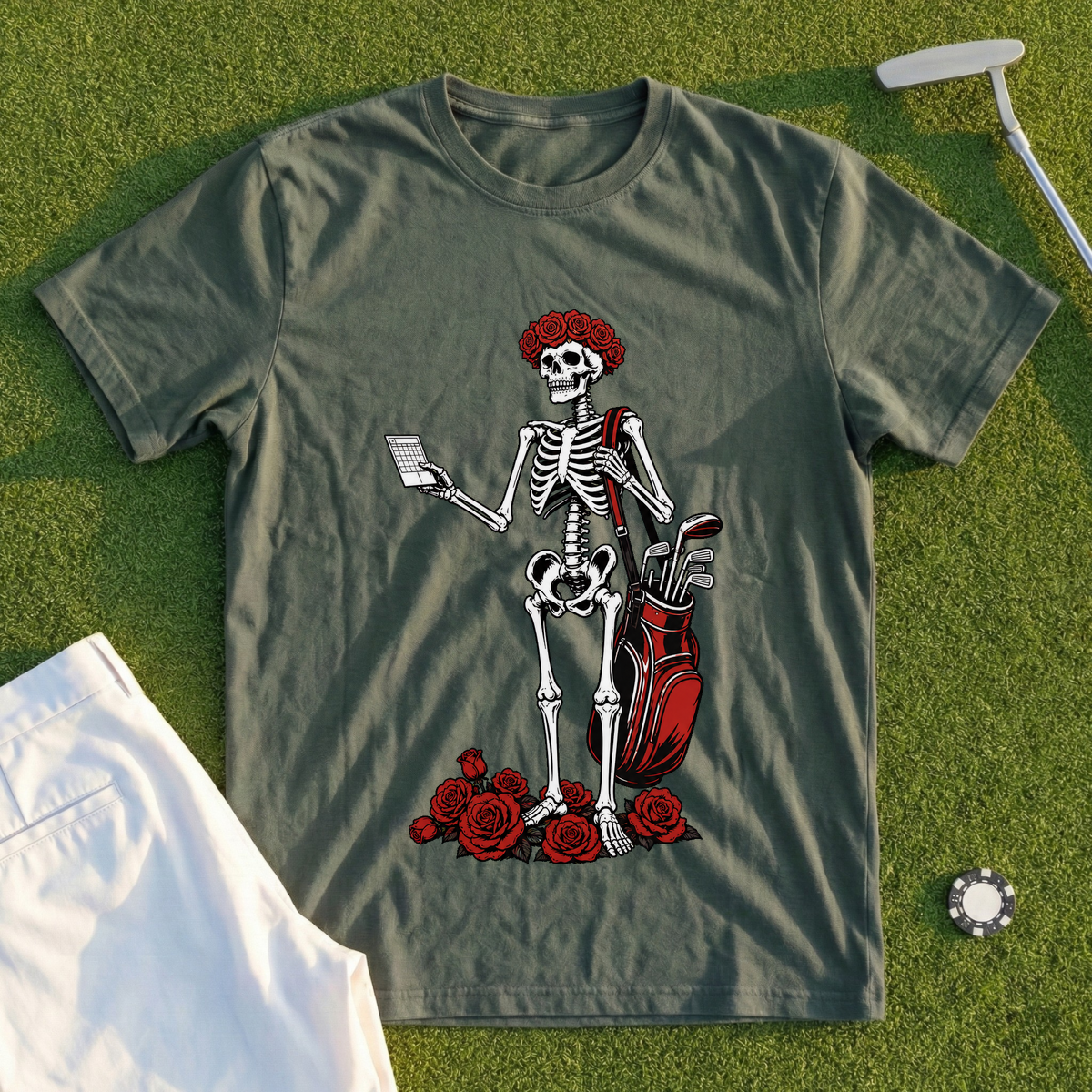 Rose Skeleton Starter Shack Tee
