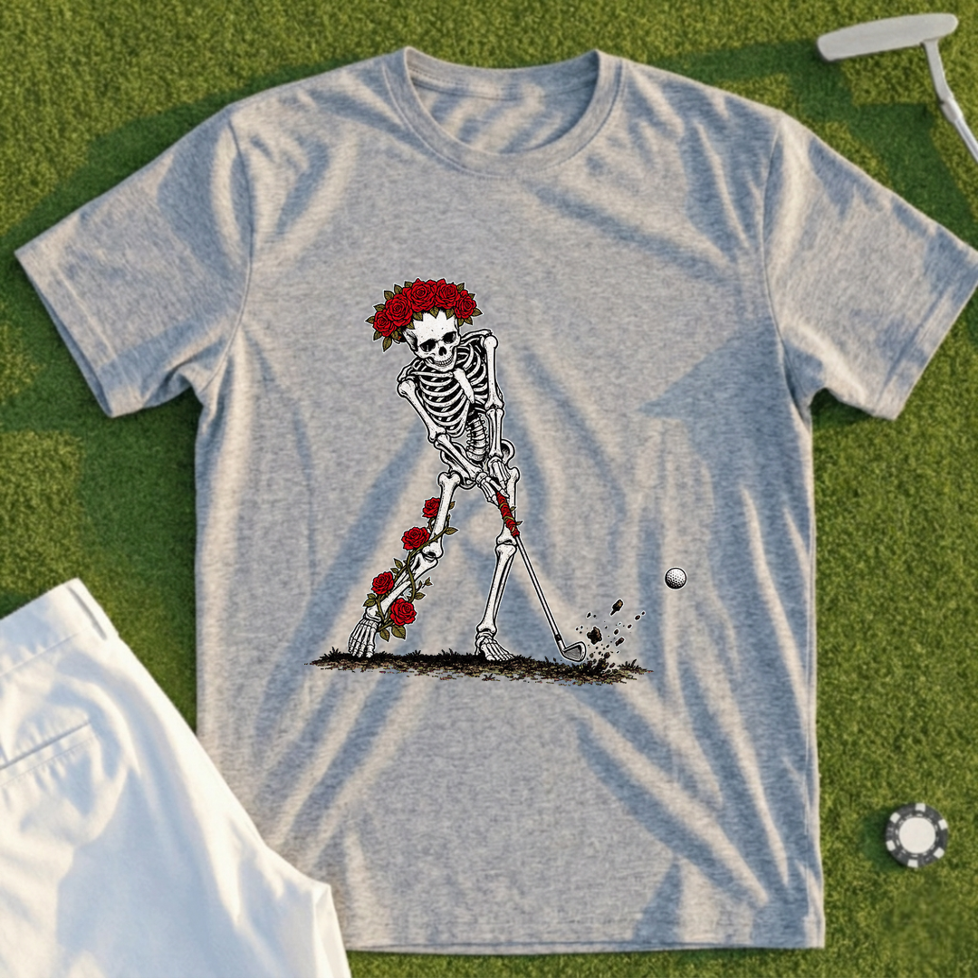 Rose Skeleton Stinger Iron Tee