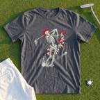 Rose Skeleton Street Art Tee