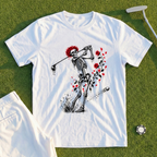 Rose Skeleton Street Art Tee
