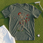 Rose Skeleton Swing 8-Bit Tee