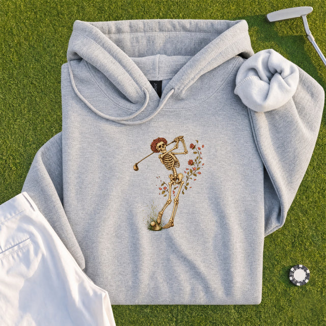 Rose Skeleton Swing Hoodie